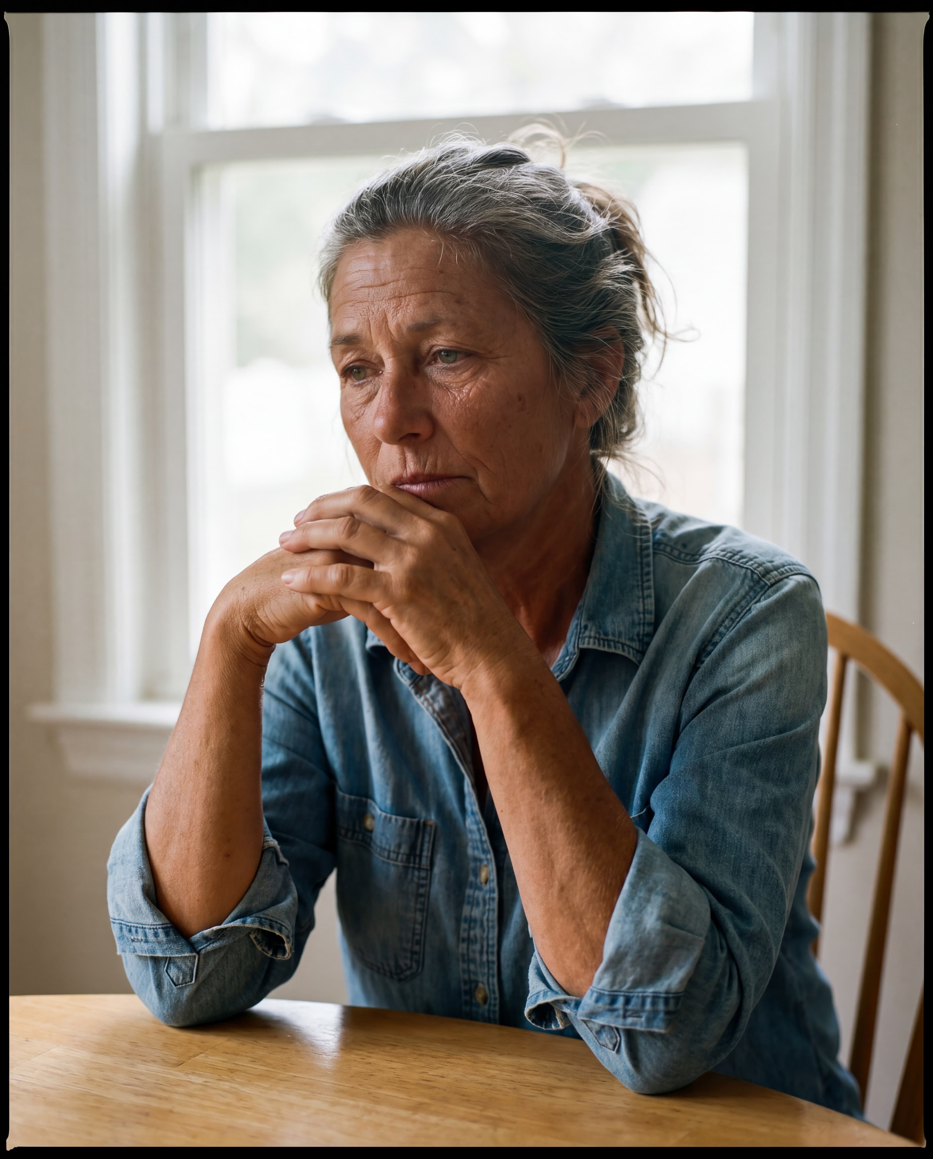 Portrait, soft window light